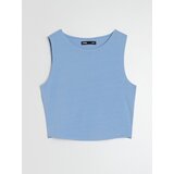Sinsay Pamučni basic crop top | shoptok.hr