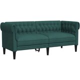  Dvosjed Chesterfield tamnozeleni od tkanine | shoptok.hr