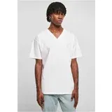 Urban Classics Plus Size Organic Oversized V-Neck Tee white