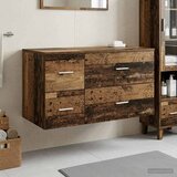  Set namještaja za kupaonicu 2 kom. Staro drvo Konstruirano drvo Smeđa 62,5 x 44,5 x 50 cm | shoptok.hr