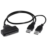 SATA HDD adapter SATA 17-5 pin plug to USB 2.0