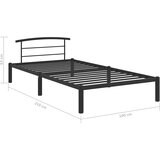  Okvir za krevet crni metalni 90 x 200 cm | Eponuda.ba