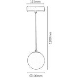 Rabalux LED 5W 400lm 4000K 10cm visilica 02N LiTrack | shoptok.hr