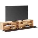 Modern Living Tv-element Otis, Črna, Barva Hrasta | Shoptok.si