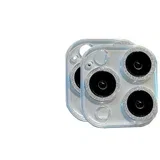2-Pack bleščeč zaščitnik objektiva kamere (srebrn) združljiv z iphone 15, (5000090803)