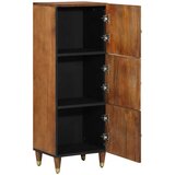  Highboard s policom Smeđa 40 x 33 x 110 cm Čvrsto drvo manga | shoptok.hr