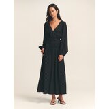 St MRLO Obleka 'May Gather' črna / bela | Shoptok.si