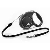 Flexi Povodac Black Design crni, 5 m - S: do 12 kg | shoptok.hr