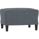 The Living Store Stolček za noge temno siv 60x50x41 cm žamet - Stolček Za Noge, (21419759) | Shoptok.si