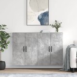  Zidni ormarići 2 kom siva boja betona od konstruiranog drva | shoptok.hr