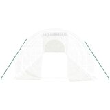  Rastlinjak z jeklenim okvirjem bel 42 m² 14x3x2 m | Shoptok.si