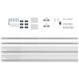 vidaXL Pribor za klizna vrata 183 cm od aluminijske legure srebrna | shoptok.hr