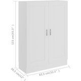 Ormarić za knjige bijeli 82,5 x 30,5 x 115 cm konstruirano drvo | Eponuda.ba