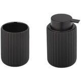 Wenko Mat crni keramički set pribora za kupaonicu Belluno – | shoptok.hr