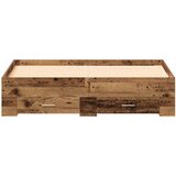  Krevet s ladicama Staro drvo Konstruirano drvo 140 x 200 cm | shoptok.hr