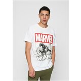Merchcode White Avengers Smashing Hulk T-shirt | Shoptok.si