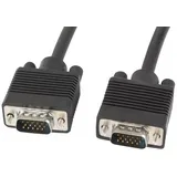Kabel vga macho/macho ferrita 10m črnec, (21090659)