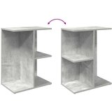  Noćni ormarići 2 kom beton siva 46,5x29x61cm konstruiranog drva | shoptok.hr