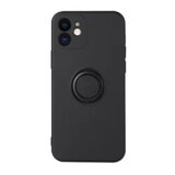 Onasi Silikonski ovitek Liquid Ring za Xiaomi Redmi Note 11 5G - črn Cene