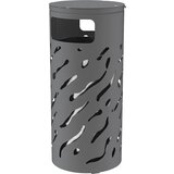 PROCITY Posoda za odpadke za uporabo na prostem VENEDIG, prostornina 80 l, z notranjo posodo, sive barve Cene