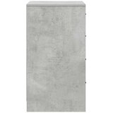  Kreveta s ladicama Beton siva 40 x 41 x 75 cm Konstruirano drvo | shoptok.hr