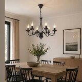  Luster na lancu ANTON 6xE14/60W/230V crne boje | Eponuda.com