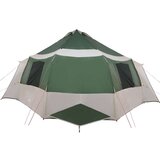  Kabinski šator s krovom Zelena i bijela 405 x 405 x 273 cm | shoptok.hr