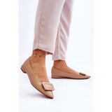 Boto Classic Ballerinas With Decoration Beige Rivea | shoptok.hr