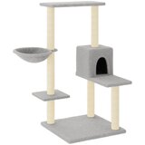  Penjalica za mačke sa stupovima za grebanje svjetlosiva 95 cm | shoptok.hr