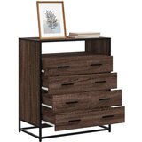 vidaXL Ormar s ladicama smeđi hrast 70x41x83,5 cm izrađeno drvo | shoptok.hr