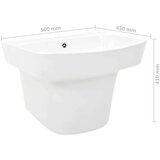  Sudoper Bijelo 50 x 45 x 41 cm Glazirana keramika | shoptok.hr