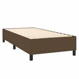  Okvir za krevet s oprugom tamnosmeđi 100x200 cm od tkanine | Eponuda.ba