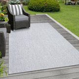 XXXL PREPROGA ZA ZUNANJO UPORABO Melissa 240/330 cm tkano svetlo siva | Shoptok.si
