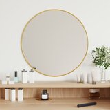 vidaXL Zidno ogledalo zlatno Ø 50 cm okruglo | shoptok.hr