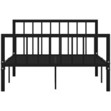  Okvir za krevet crni metalni 120 x 200 cm | shoptok.hr