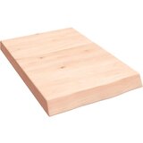 Maison Chic Stenska polica - Viseča Polica 40x60x(2-6) cm neobdelana trdna hrastovina, (21784555) Cene
