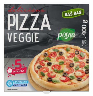 SMRZNUTA PIZZA VEGGIE 400G