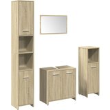 Maison Chic Kopalniški sestavi - Kopalniška garnitura 4-delna sonoma hrast inženirski les, (21788319) | Shoptok.si