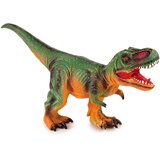  Velika figura dinosaura Tyrannosaurus Rex sa zučnim efektima 60 cm - zeleno/narančasti | shoptok.hr