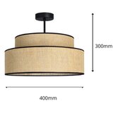  plafonski luster boho 1xE27/60W/230V prečnik 40 cm bež | Eponuda.com