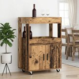  kolica Drvo hrasta 60 x 39,5 x 89 cm Prerađeno drvo Cijene