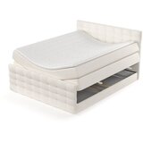 Maison de Rêve Kremno bela boxspring postelja s prostorom za shranjevanje 200x200 cm Blend – | Shoptok.si