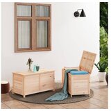  Vanjska kutija za jastuke 100 x 50 x 56 cm od masivne jelovine | shoptok.hr