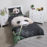 Jerry Fabrics Pamučna dječja posteljina za krevet za jednu osobu 140x200 cm Panda – | shoptok.hr