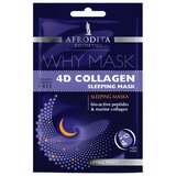 Afrodita Cosmetics 4D collagen sleeping maska za lice 2x6ml Cene