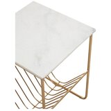 Premier Housewares Stranska mizica z marmorno mizno ploščo 40x40 cm Mandoli – | Shoptok.si