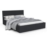Molarem Home Tapecirani krevet RINO 140*200 crna eko koža | shoptok.hr