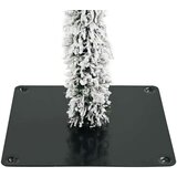 vidaXL Umjetno božićno drvce Bijelo 86 x 86 x 210 cm Plastika i metal | shoptok.hr