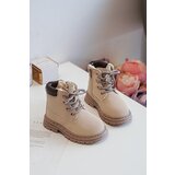 Boto Children's Trapper Boots with Zip Beige Bansi | ePonuda.com