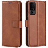 INORCO Za TCL 40R 5G PU usnjena denarnica s telečjo teksturo s kvadratno zaponko, stojalo za telefon, zaščitna lupina, (22035897) Cene
